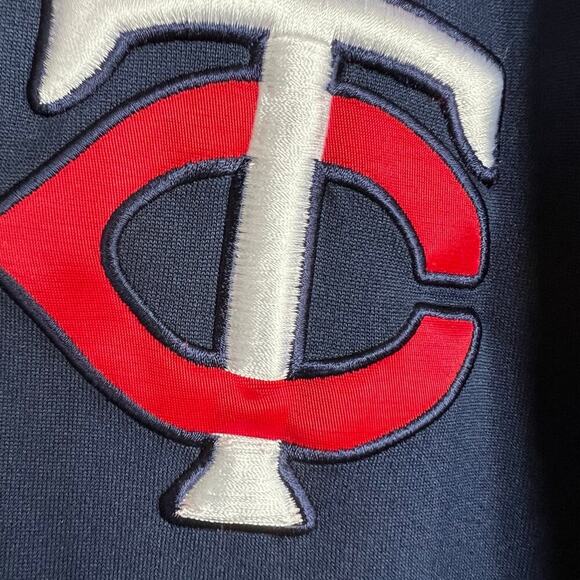 Nike, Minnesota Twins, full zip jacket, men's size M, blue and red - Picture 3 of 9